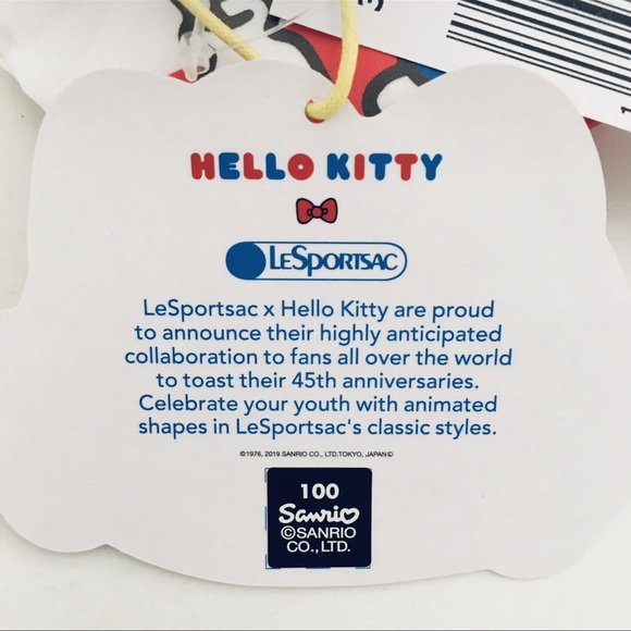 Hello Kitty LeSportSac Coinpurse Kisslock 45th Anniversary Limited Edition 2019 - Picture 5 of 10